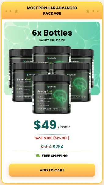 Memory Fuel order 6 bottles